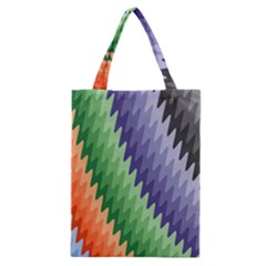 Zigzag Waves Classic Tote Bag