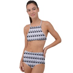 Flamingos High Waist Tankini Set