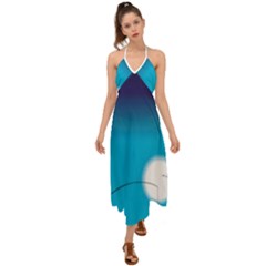 Fishing Halter Tie Back Dress  by Sparkle