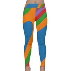 Rainbow Road Classic Yoga Leggings by Sparkle