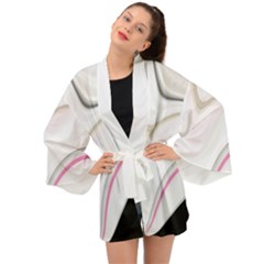 Tech Colors Long Sleeve Kimono by Sparkle