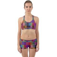 Random Colors Hexagon Back Web Gym Set by Sparkle