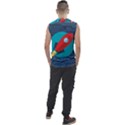 Rocket With Science Related Icons Image Men s Regular Tank Top View2