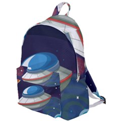 Ufo Alien Spaceship Galaxy The Plain Backpack by Vaneshart