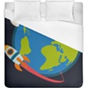 Spaceship Design Duvet Cover (King Size) View1