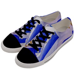 Uruguay Flags Waving Men s Low Top Canvas Sneakers by dflcprintsclothing