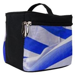 Uruguay Flags Waving Make Up Travel Bag (small) by dflcprintsclothing