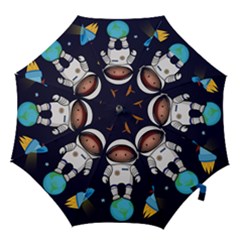 Boy Spaceman Space Rocket Ufo Planets Stars Hook Handle Umbrellas (small)