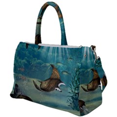 Awesome Steampunk Manta Rays Duffel Travel Bag by FantasyWorld7