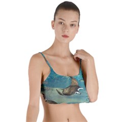 Awesome Steampunk Manta Rays Layered Top Bikini Top  by FantasyWorld7