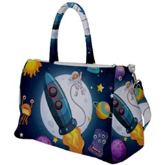 Spaceship Astronaut Space Duffel Travel Bag by Vaneshart