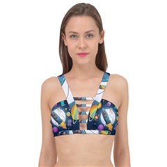 Spaceship Astronaut Space Cage Up Bikini Top by Vaneshart