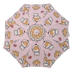 Set Kawaii Smile Japanese Dog Cartoon Straight Umbrellas by Vaneshart