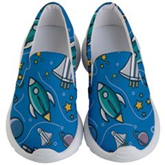 About Space Seamless Pattern Kids Lightweight Slip Ons by Vaneshart