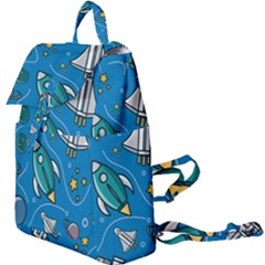 About Space Seamless Pattern Buckle Everyday Backpack