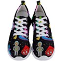 Seamless Pattern With Space Objects Ufo Rockets Aliens Hand Drawn Elements Space Men s Lightweight Sports Shoes View1