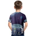 Alien Astronaut Scene Kids  Cotton Tee View2