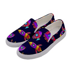 Space Patterns Women s Canvas Slip Ons by Vaneshart