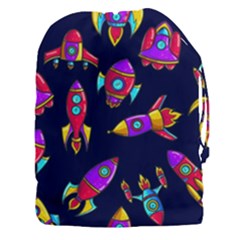 Space Patterns Drawstring Pouch (3xl) by Vaneshart