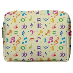 Seamless Pattern Musical Note Doodle Symbol Make Up Pouch (large) by Vaneshart
