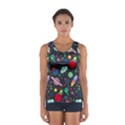 Cosmos Ufo Concept Seamless Pattern Sport Tank Top  View1