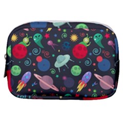 Cosmos Ufo Concept Seamless Pattern Make Up Pouch (small) by Vaneshart