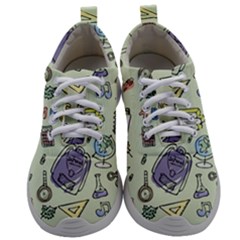 Hand Drawn Pattern School Mens Athletic Shoes by Vaneshart