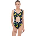 Seamless Brazilian Carnival Pattern With Musical Instruments Center Cut Out Swimsuit View1