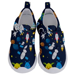 Big Set Cute Astronauts Space Planets Stars Aliens Rockets Ufo Constellations Satellite Moon Rover V Kids  Velcro No Lace Shoes by Vaneshart