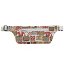 Vintage Gadget Seamless Pattern Active Waist Bag View1