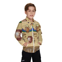 Egypt Horizontal Illustration Kids  Windbreaker by Vaneshart