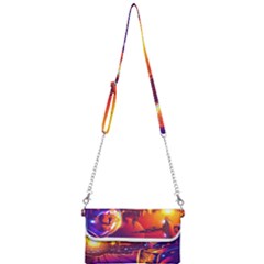 Far Future Human Colonization Mini Crossbody Handbag by Vaneshart