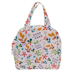 Colorful Ditsy Floral Print Background Boxy Hand Bag by Vaneshart