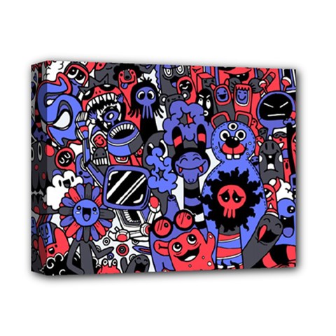 Cute Halloween Monsters Set Background Deluxe Canvas 14  X 11  (stretched)