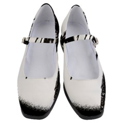 Black And White Tropical Moonscape Illustration Women s Mary Jane Shoes by dflcprintsclothing