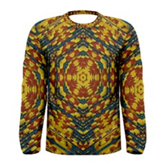 Yuppie And Hippie Art With Some Bohemian Style In Men s Long Sleeve Tee