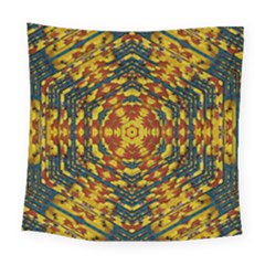 Yuppie And Hippie Art With Some Bohemian Style In Square Tapestry (large) by pepitasart