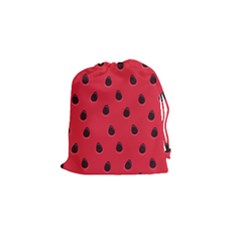 Seamless Watermelon Surface Texture Drawstring Pouch (small)