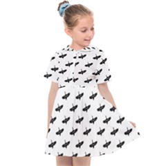 Freedom Concept Graphic Silhouette Pattern Kids  Sailor Dress by dflcprintsclothing