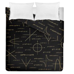 Abstract Math Pattern Duvet Cover Double Side (queen Size) by Vaneshart