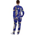 Hand Drawn Cute Sloth Pattern Background Casual Jacket and Pants Set View2