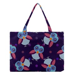 Owl Pattern Background Medium Tote Bag