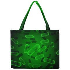 Green Rod Shaped Bacteria Mini Tote Bag