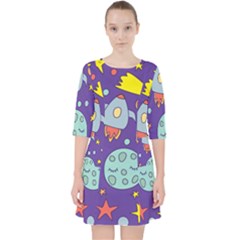 Card With Lovely Planets Pocket Dress