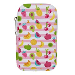 Tropical Fruits Berries Seamless Pattern Waist Pouch (large)