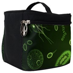 Bacteria Virus Seamless Pattern Inversion Make Up Travel Bag (big) by Vaneshart