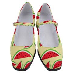 Watermelon Pattern Women s Mary Jane Shoes by Vaneshart