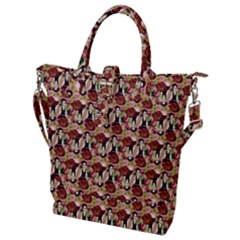 Swimmer 20s Pink Buckle Top Tote Bag by snowwhitegirl