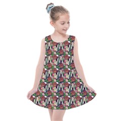 Swimmer 20s Teal Kids  Summer Dress by snowwhitegirl