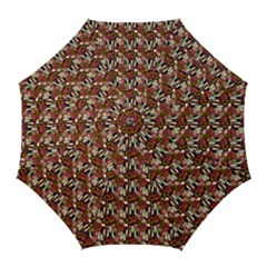 Swimmer 20s Burgundy Golf Umbrellas by snowwhitegirl